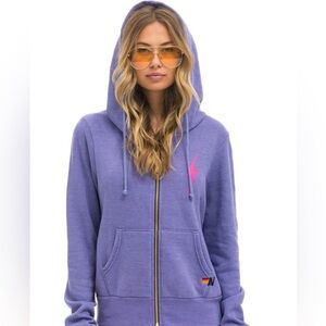 BOLT 2 HOODIE - LAVENDER // NEON PINK